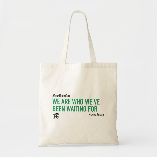 Tote Bag Fourre-tout #ProofPointDay June Jordan (Devant)