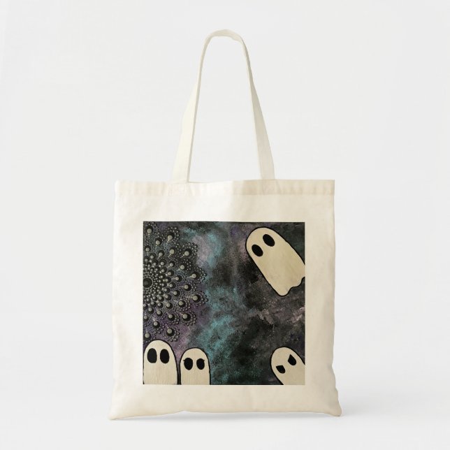 Tote Bag Fourre-tout réutilisable (Boo) (Devant)
