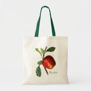 Tote Bag Fourre-tout réutilisable Red Apple