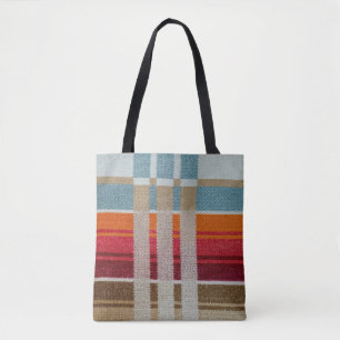 Tote Bag FOURRE-TOUT STUNNING - "LA PLAYA" - Tissu mexicain