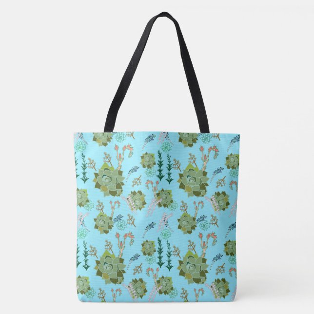 Tote Bag Fourre-tout Succulent (Devant)