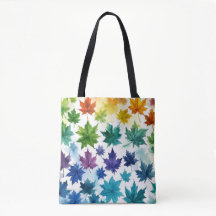 Fourre-tout vibrante feuille d'érable