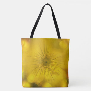 Tote Bag Fourre-tout Yellow Bokeh Flower