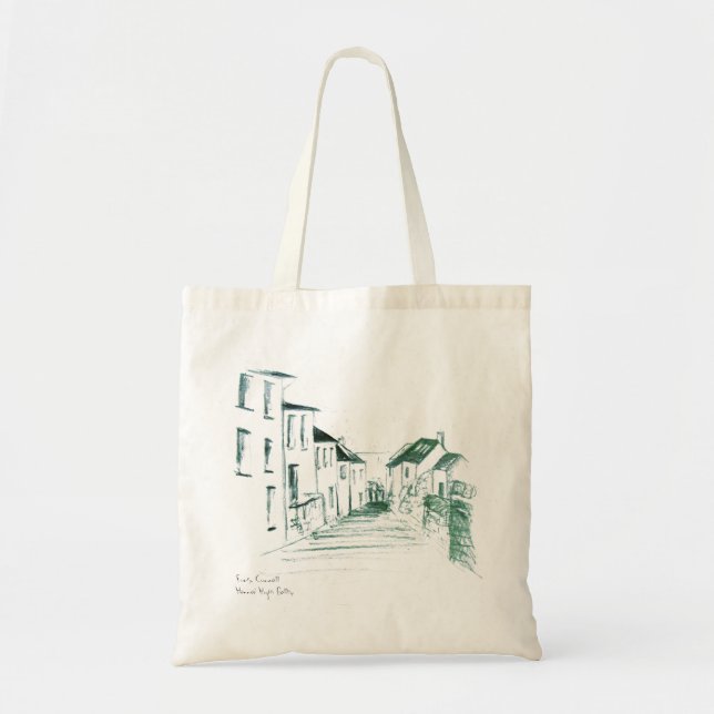 Tote Bag Fowey, les Cornouailles (Devant)