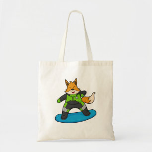 Tote Bag Fox en Snowboard avec Snowboard