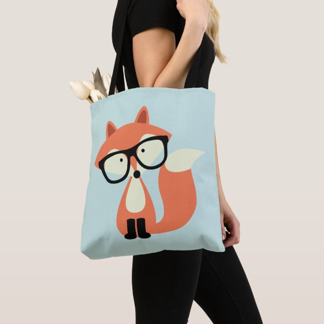 Tote Bag Fox rouge de hippie (De près)