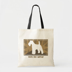 Tote Bag Fox Terrier terreux de fil