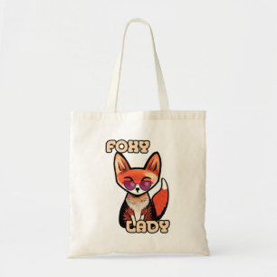 Tote Bag Foxy Lady Cute Fox