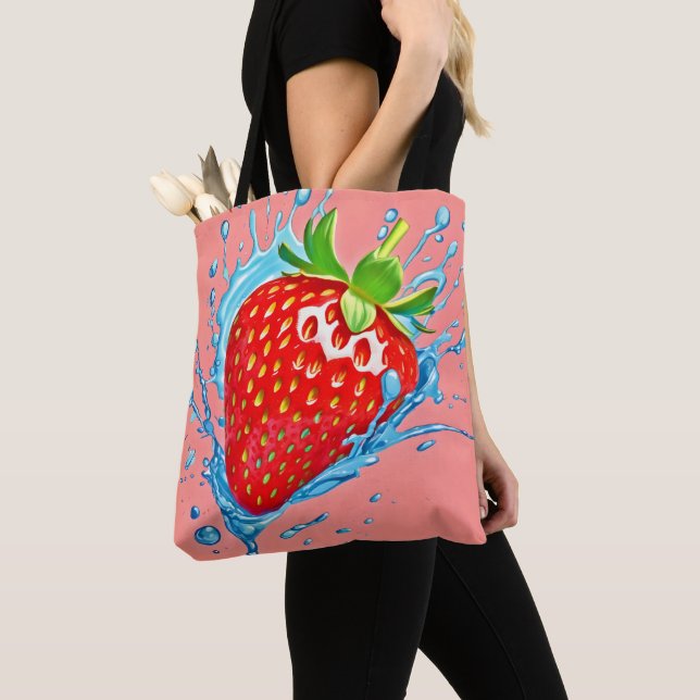 Tote Bag Fraise fraîche (De près)