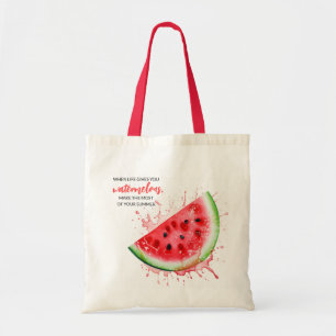 Tote Bag Fraise juteuse tendance Design été Motivationnel