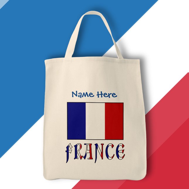 Tote Bag France Pavillon bleu Personnalisation (Créateur téléchargé)