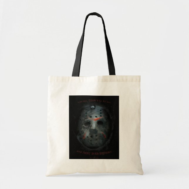 Tote Bag Freddy contre Jason | Devis Jason Mask (Devant)