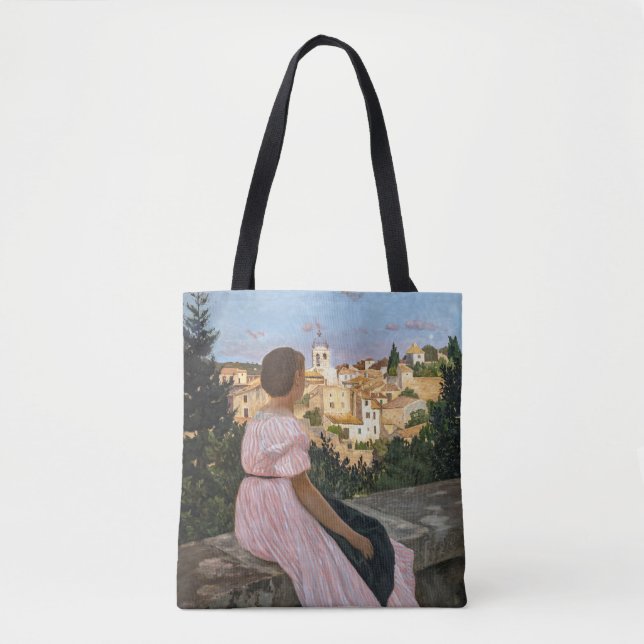 Tote Bag Frederic Bazille - La robe rose (Devant)