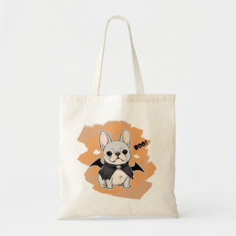 Tote Bag French Bulldog halloween boo !