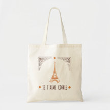 French I Love Café Bag