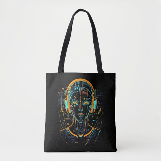 Tote Bag Fréquence Neuronale (Devant)