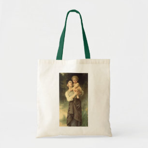 Tote Bag Frère et soeur par William Adolphe Bouguereau