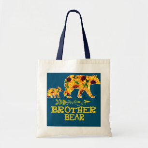 Tote Bag Frère Ours Tournesol Drôle Mère Père