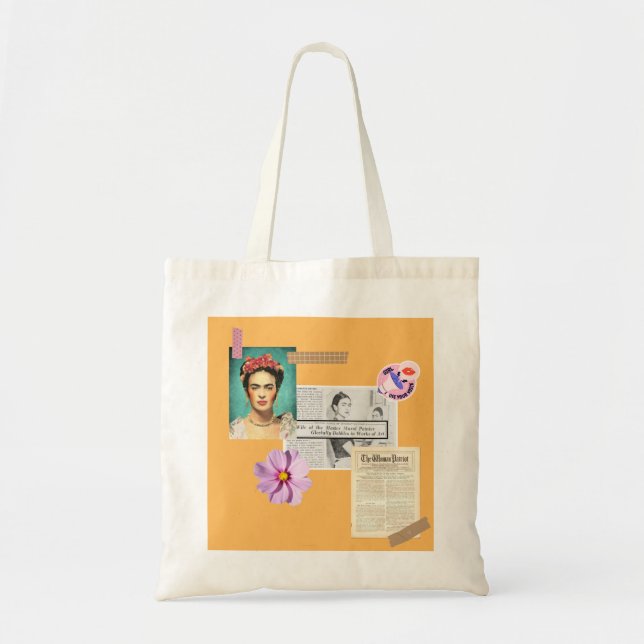 Tote Bag Frida Kahlo Budget fourre-tout Féminisme (Devant)