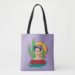 Tote Bag Frida Kahlo Desert Graphic