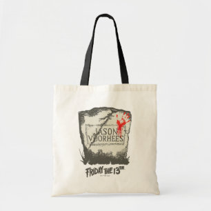 Tote Bag Friday the 13th   Jason Voorhees Headstone