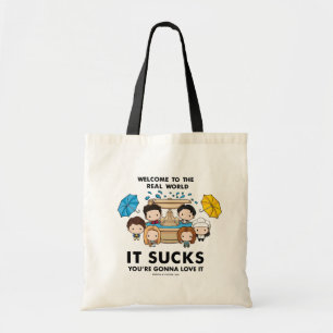 Tote Bag FRIENDS™  Bienvenue au Real World Chibi