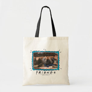 Tote Bag FRIENDS™ Joey, Ross et Chandler sur le canapé