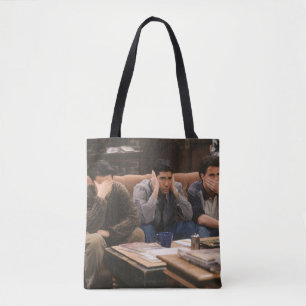Tote Bag FRIENDS™   Joey, Ross et Chandler sur le canapé