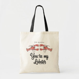 Tote Bag FRIENDS™ Tu es mon homard Citation aquarelle