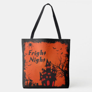 Tote Bag Fright Night Haunted House