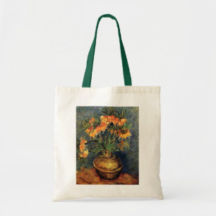 Tote Bag Fritillaires dans un vase de cuivre par Vincent va