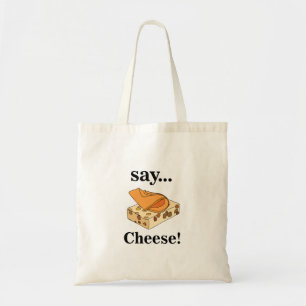 Tote Bag Fromage Foodie Drôle