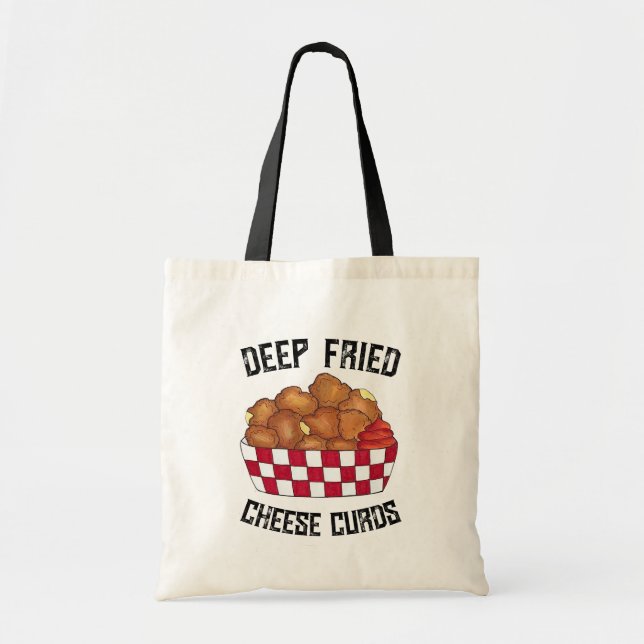 Tote Bag Fromages frits Profondes Courdes Minnesota Wiscons (Devant)