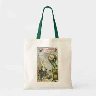 Tote Bag Frontispice d'atlas d'époque baroque Globe terrest