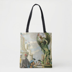 Tote Bag Frontispice de l'ère baroque Atlas Globe terrestre