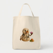 Frosty - Joli Snowman Doctor avec Macarons