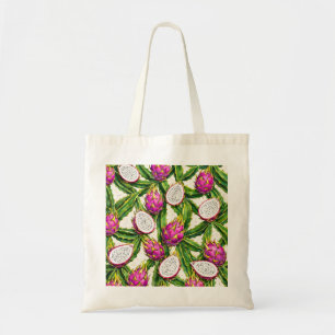 Tote Bag Fruit de dragon rose Chair blanche Motif tropical
