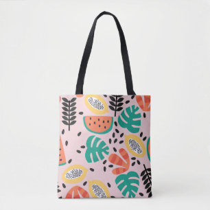 Tote Bag Fruit Design : Design Motif Vintage.