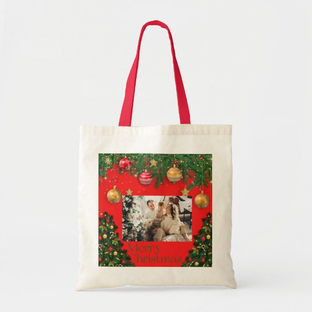 Tote Bag Full Foto Happy Ab Tragetasche (Vorne)