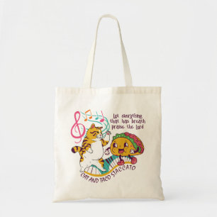 Tote Bag Fun CAT TACO STACCATO Christian