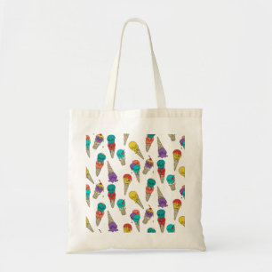 Tote Bag Fun Melty Summer Goth Crâne Crème glacée bijou bla