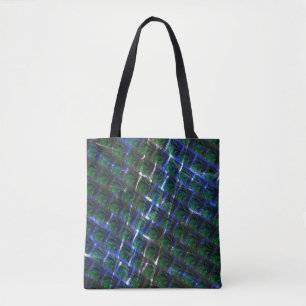 Tote Bag Fundo de imagem verde sob grade flutuante ?