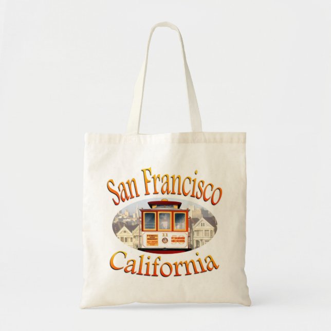 Tote Bag Funiculaire de San Francisco (Devant)