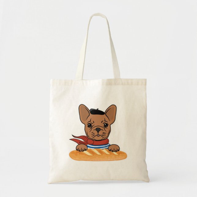 Tote Bag Funky French Bulldog - Pardon Mon Français (Devant)