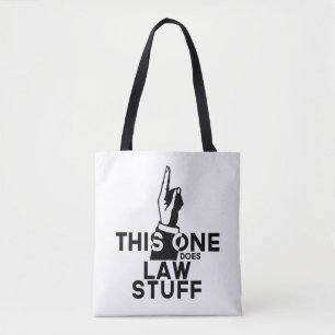Tote Bag Funky Law Vintage - Avocat Paralegal Celui-ci