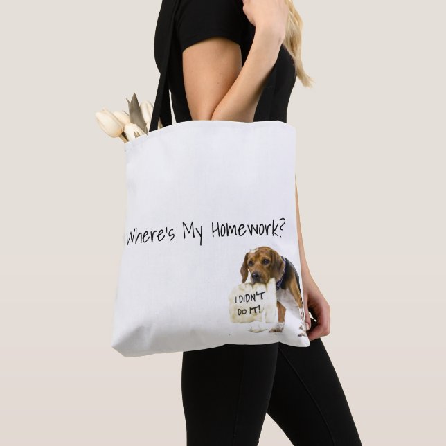 Tote Bag Funny Bad Chien Chien Chien Chien Chien Chien Chie (De près)