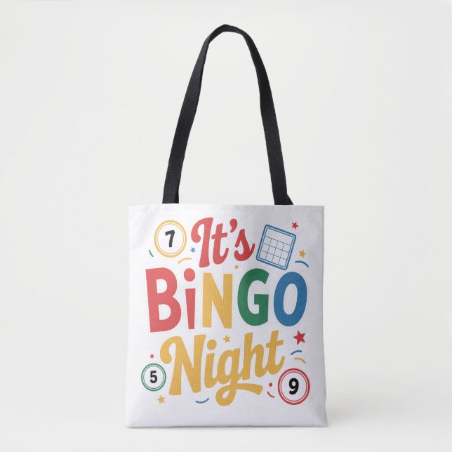 Tote Bag Funny Bingo Lover Design – Bingo Player Gift (Devant)