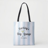 Funny Blue Stripes Personnalisé Dog Lounge