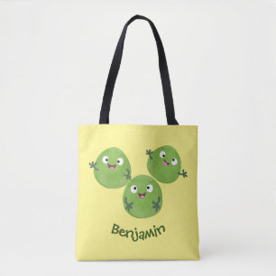 Tote Bag Funny Brussels sprouts légumes caricature