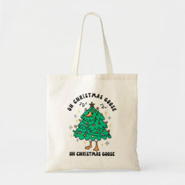 Tote Bag Funny Christmas Goose